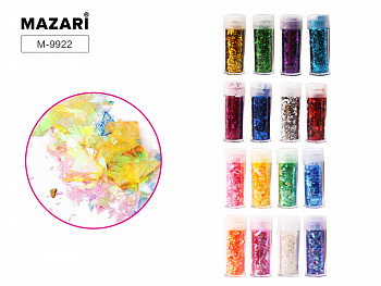 Набор декоративных блесток GLITTER ASSORTI