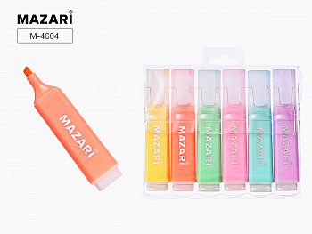 Набор текстовыделителей PASTEL MACAROON, 6 цветов