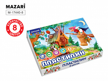 Пластилин классический 8 цв., 160 г