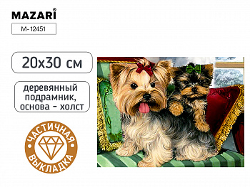 Алмазная мозаика МАЛЫШИ, 20х30, част. выкладка
