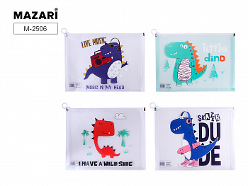 Папка канцелярская DINO, 33х24,5x3см, пластик