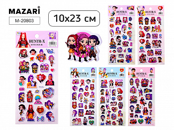 Наклейки декоративные K-POP, 6 дизайнов