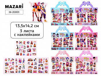 Наклейки декоративные K-POP, 6 дизайнов